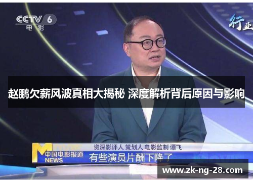 赵鹏欠薪风波真相大揭秘 深度解析背后原因与影响